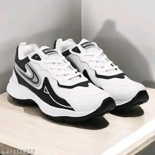 BEGONE Men’s Stylish Sports Sneakers – Lightweight, Waterproof, Anti-Skid Casual & Office Wear Shoes